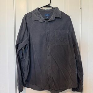 Men’s George Charcoal Corduroy Shirt